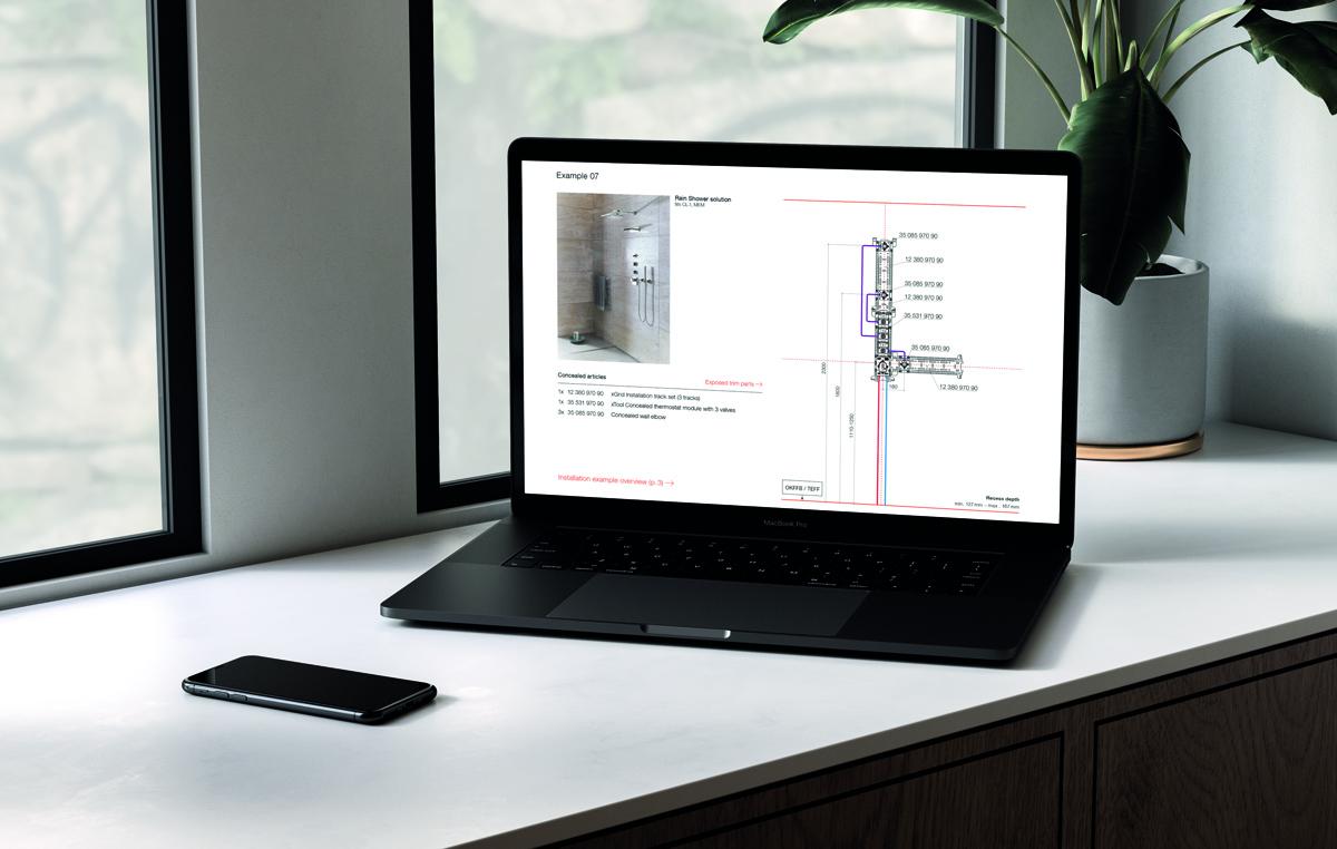 Dornbracht optimiert seinen Service für das Handwerk: Der Armaturenhersteller hat seine technischen Dokumente umfassend überarbeitet und digitalisiert.