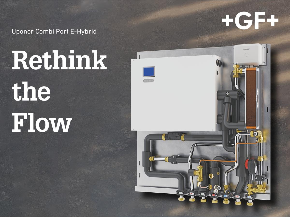 Die neue Wohnungsstation Combi Port E-Hybrid ist die nächste Generation der Trinkwasserhygienelösung für den Niedertemperaturbetrieb.
