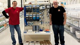 Thomas Bauer (links) und Manfred Fritz kümmern sich um die Installateurpartner.