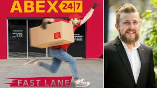 Alles für den täglichen Spontanbedarf im Rekordtempo eingekauft dafür sorgt Martin Szeidl (re.).