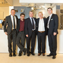 v.l.n.r.: Thomas Musial, Richard Grohe, Heinrich Kramreither, Siegfried Gänßlen und Christian Tröger.